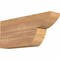 Ekena Millwork Crestline Smooth Rafter Tail, Western Red Cedar, 3 1/2"W x 8"H x 18"L RFT04X08X18CRE00SWR - alternate 1